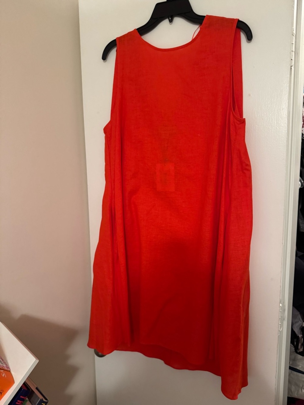 Gibson Latimer Bright Red Sleeveless A-Line Dress